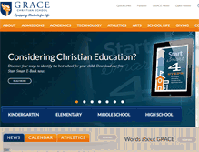 Tablet Screenshot of gracechristian.net